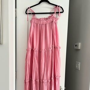 Pink Blush Maternity Dress